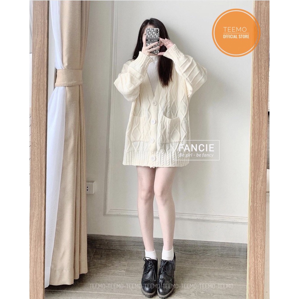 Áo khoác len cadigan,áo cadigan len thừng form rộng 2110AK11 (Có sẵn/ảnh thật) | BigBuy360 - bigbuy360.vn
