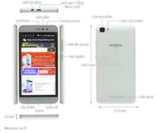 Điện thoại Mobiistar Lai Z1 cũ