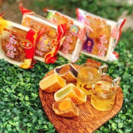 Bánh trung thu Đậu Xanh 2 trứng 200gram - Tân Dân Lợi