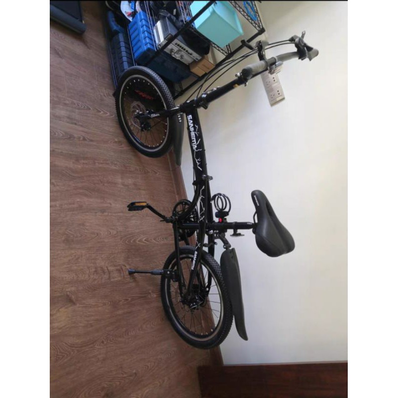 XE ĐẠP GẤP SANHEMA  BẢN THỂ THAO BÁNH   20 inh