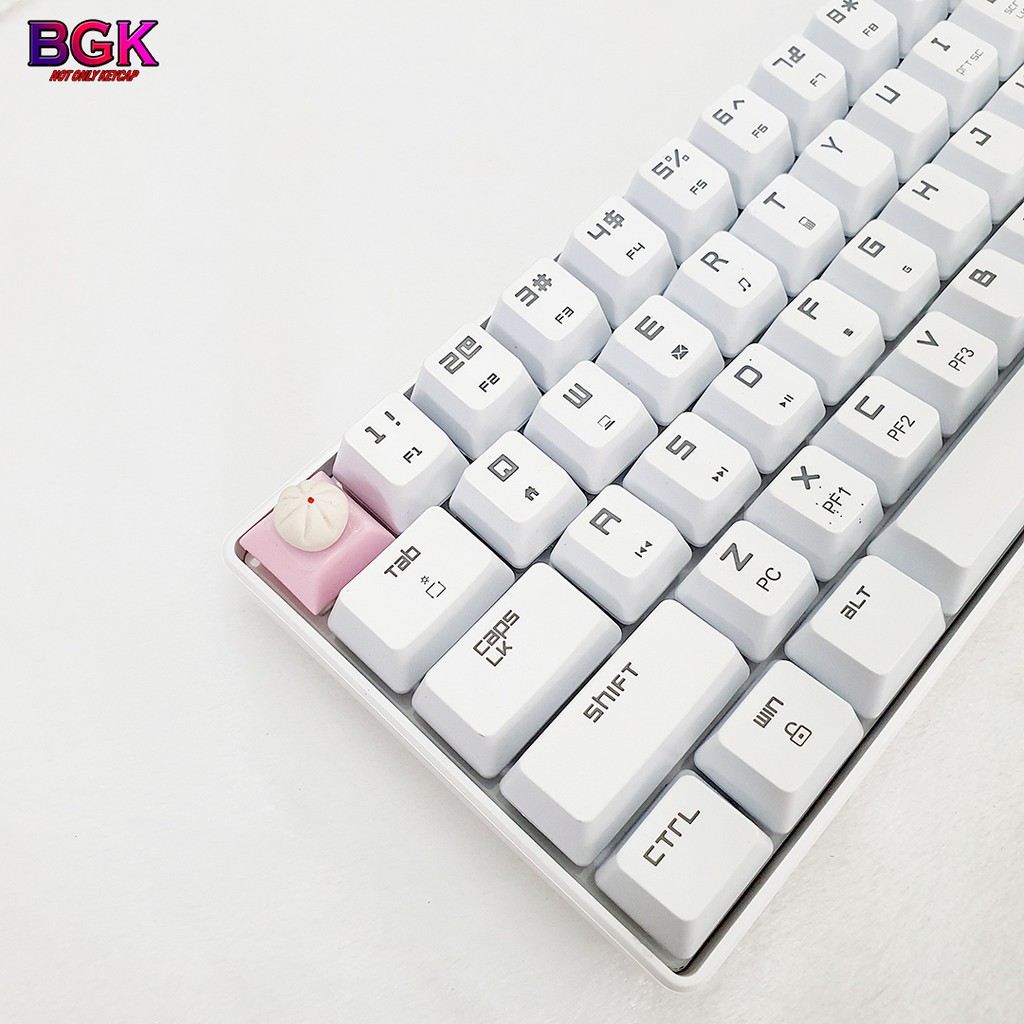 Keycap lẻ hình bánh bao cực đẹp siêu dễ thương Keycap Artisan