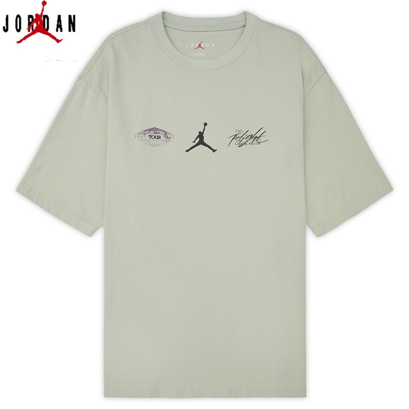 Áo Thun Tay Ngắn Thêu Hình Sau Lưng 100% AuthenticNike AirJordan DM1445-126-017
