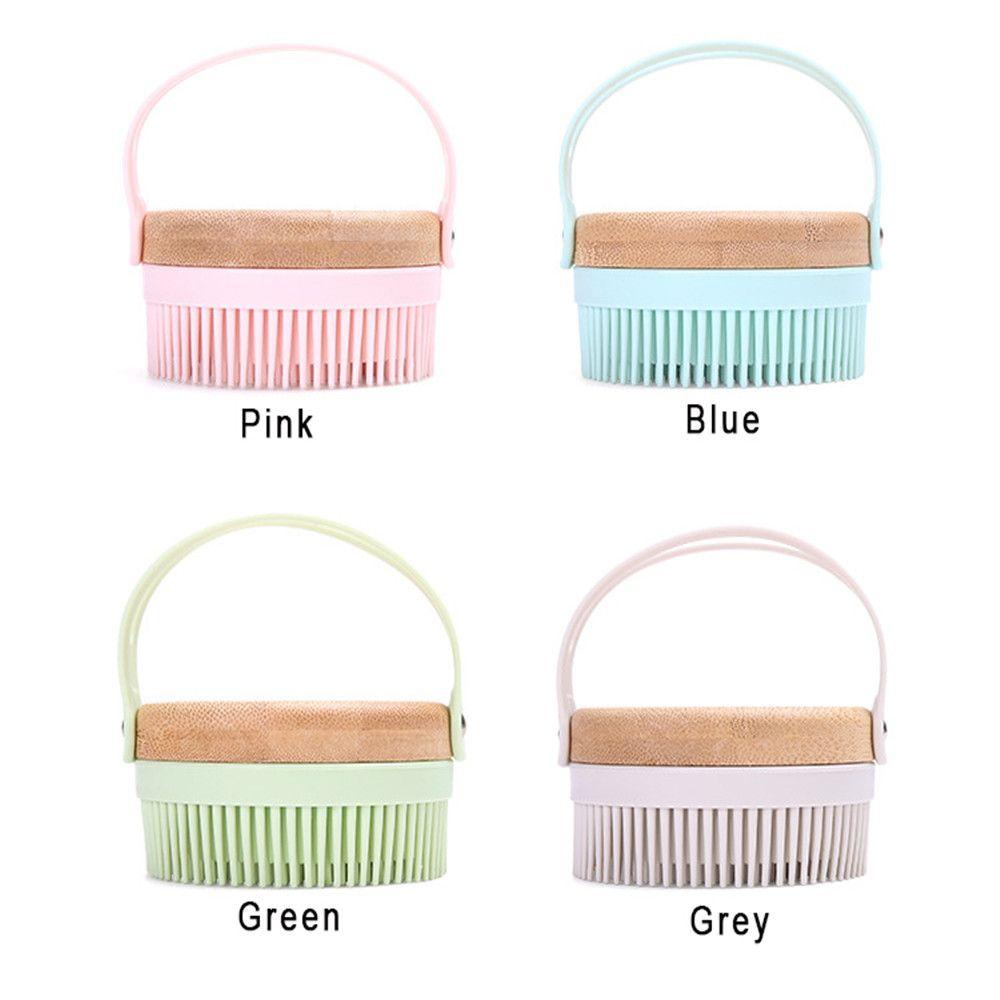 LAKAMIER Cọ Gội Đầu Bằng Tre Mát Xa Da Đầu Tiện Dụng