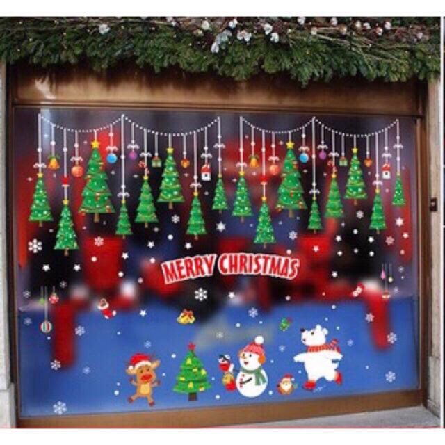 Decal trang trí noel