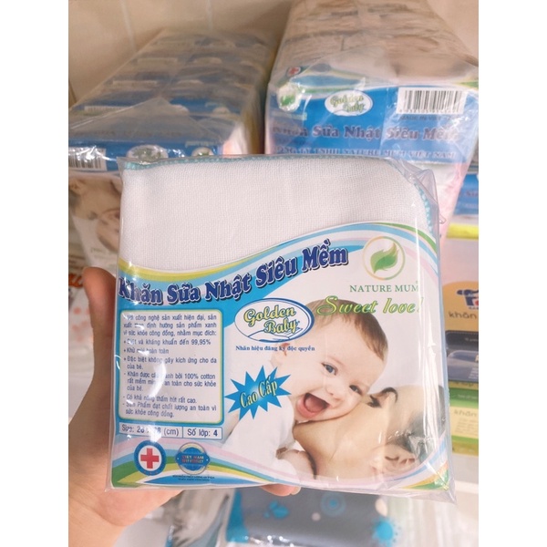 Set 10 khăn sữa siêu mềm Natural mum