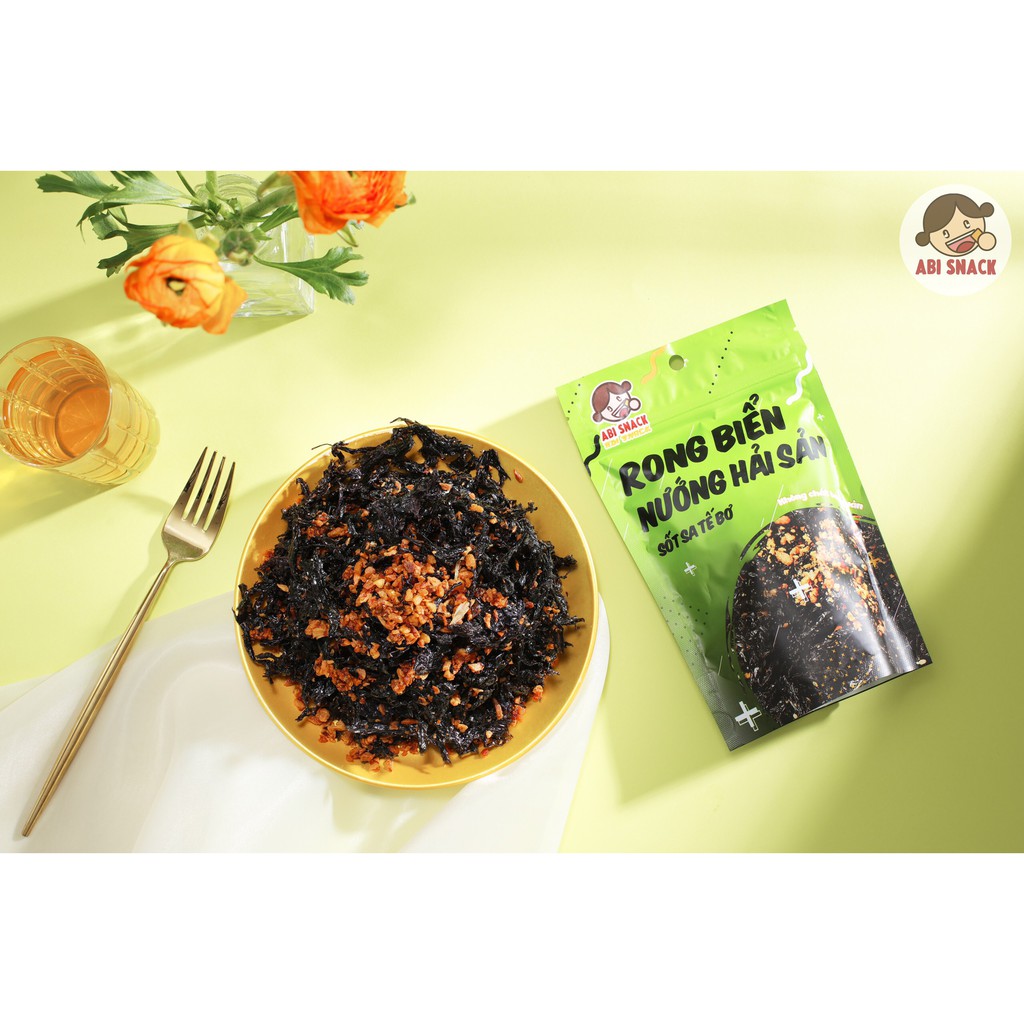 [ABI SNACK] Rong biển nướng hải sản sốt sate bơ