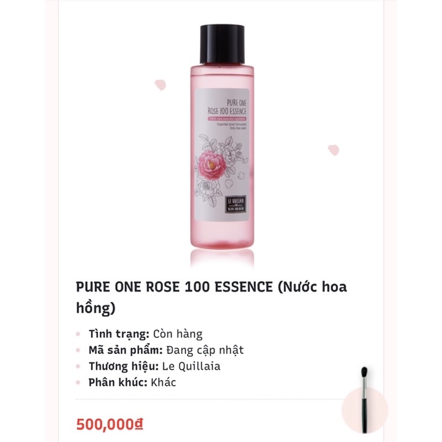 Toner hoa hồng phục hồi da tối ưu PURE ONE Rose 100% essence | BigBuy360 - bigbuy360.vn