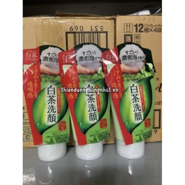 Sữa Rửa Mặt Trà Xanh Rohto Shirochasou Green Tea Foam 120g Hàng Nhật Nội Địa FRESHIP