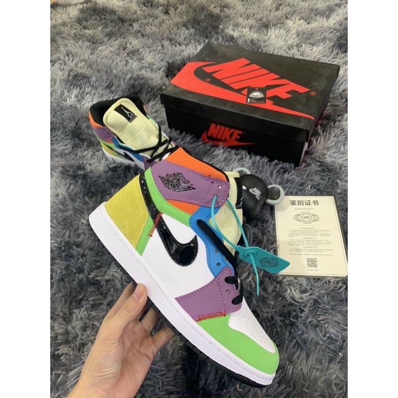 giày jordan nhiều màu hàng 1:1 chất lượng ( full box + freeship )