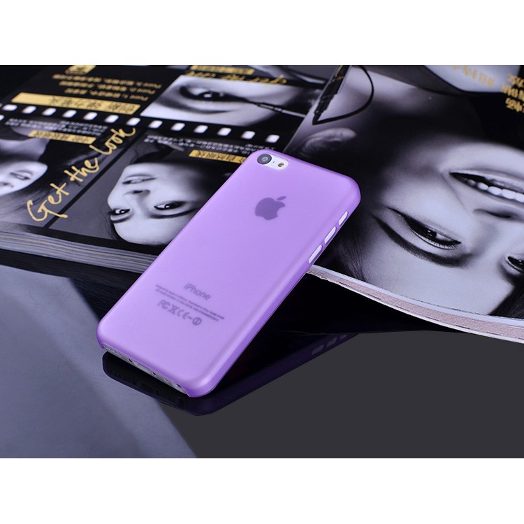 Ốp lưng iPhone 5c nhám nhiều màu đẹp giá rẻ, hàng đặt riêng cho iPhone 5c