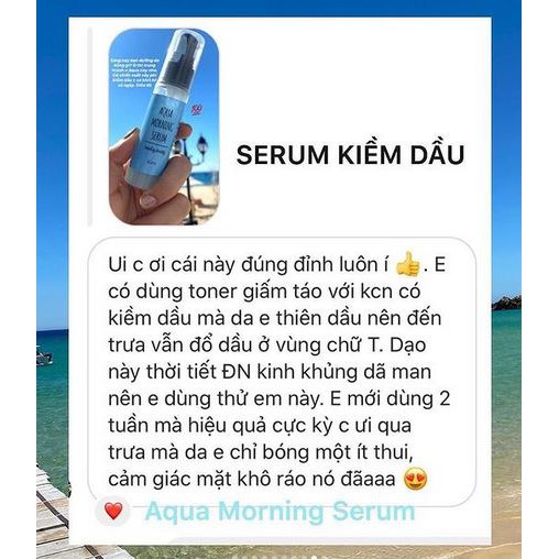 Aqua Morning Serum - Serum dưỡng buổi sáng