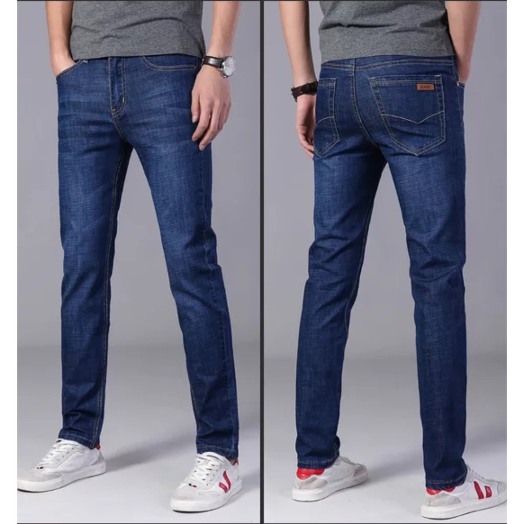 Quần jean nam co giãn cao cấp ống suông | BigBuy360 - bigbuy360.vn