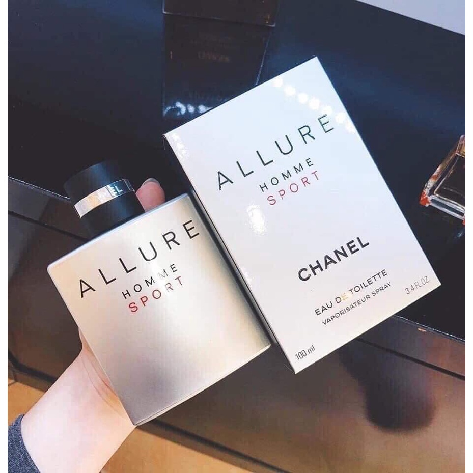 Nước Hoa Nam Tinh Dầu Thơm Allure Home Sport 100ml Thơm Mát Lưu Hương Lâu