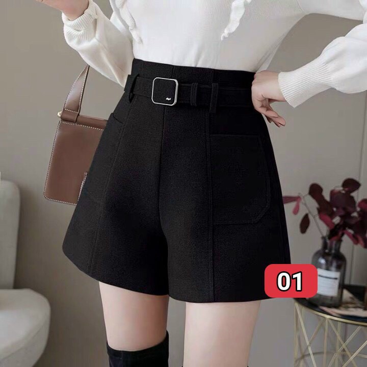 Quần short nữ lưng cao chất vải tây công sở nhiều mẫu