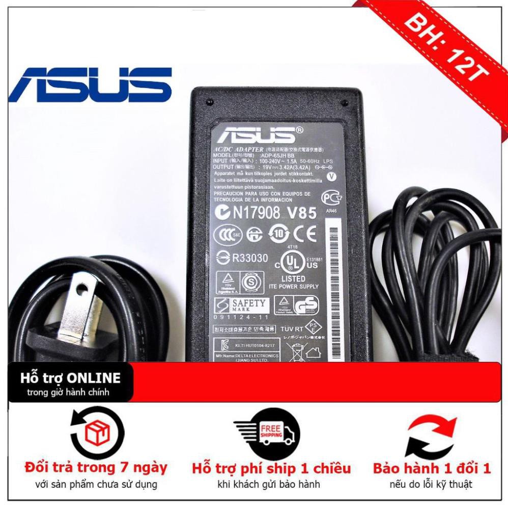 ( Cam kết hàng zin xịn ) Sạc 19V-3.42A đầu 5.5*2.5mm cho laptop ASUS