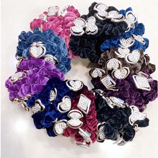 Sỉ 10 dây cột tóc nhung đính đá