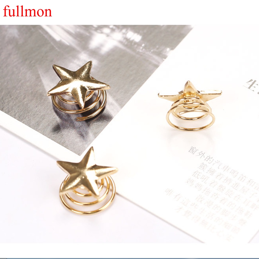 Set 5 kẹp tóc hình ngôi sao mặt trăng dễ thương cho cô dâu