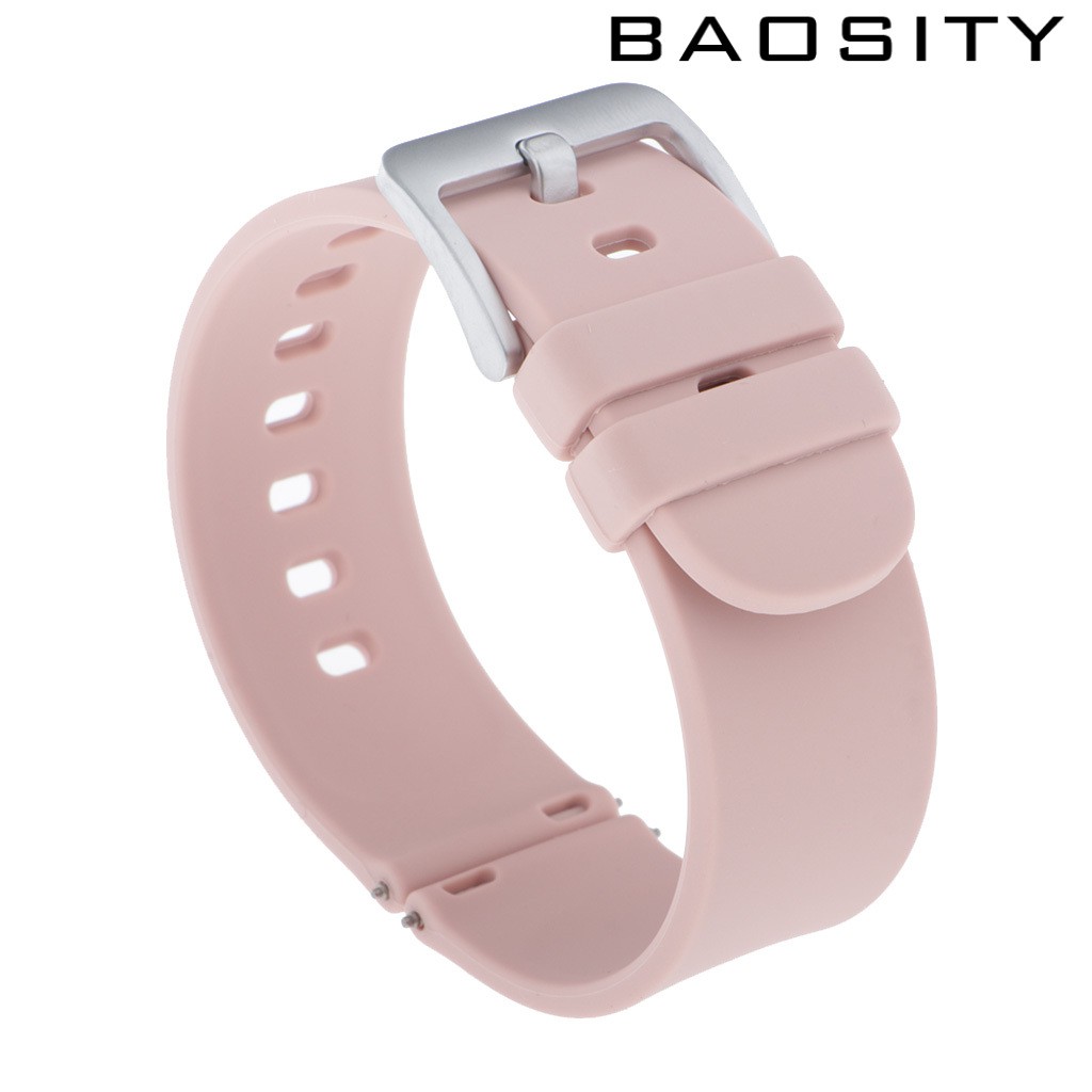 Dây Đeo Thay Thế Chất Liệu Silicon Thiết Kế Sọc Gân Nổi Cho P8