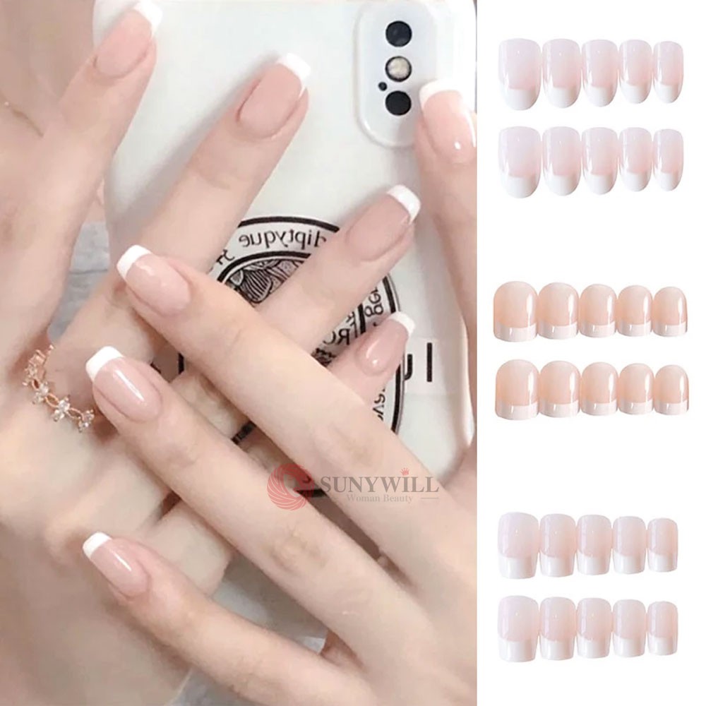 Hộp 24 Móng Tay Giả Thời Trang Cho Nữ