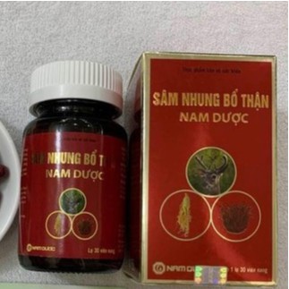 Sâm nhung bổ thận nam dược lọ 30 viên