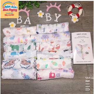 Khăn tắm sợi tre Aden & Anais cao cấp cho bé  ( 100% sợi tre) kích thước 1m2 x 1m2
