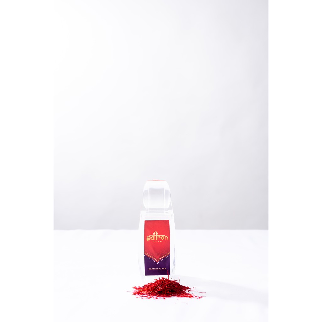 Nhụy Hoa Nghệ Tây Saffron SALAM 3Gr/hộp tặng mật ong saffron 250ml và bình thủy tinh 300ml | BigBuy360 - bigbuy360.vn