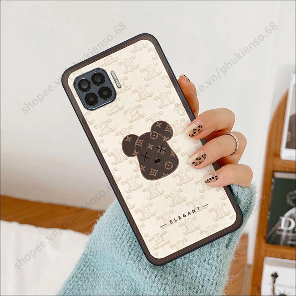 Ốp lưng điện thoại Oppo A73 / A93 elegant, gấu be@rbrick cao cấp, vỏ ốp rẻ đẹp