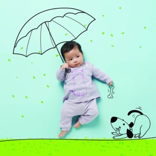 Bộ quần áo sơ sinh càu vai Lullaby 2019