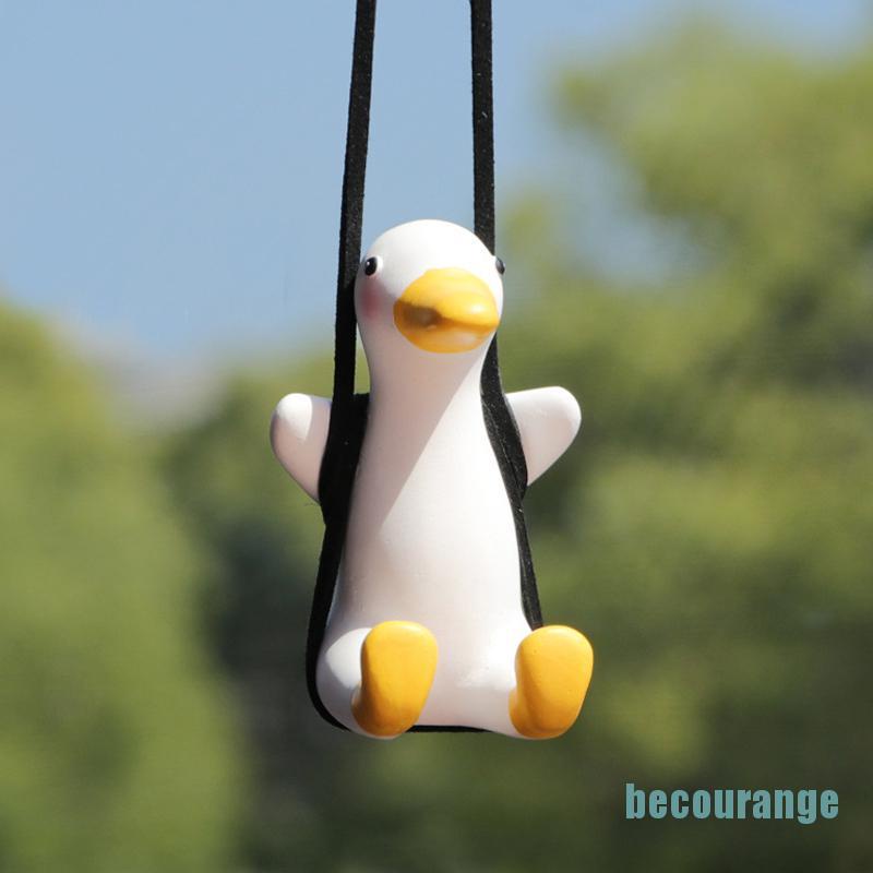 Phụ Kiện Treo Gương Chiếu Hậu Xe Hơi Hình Chú Vịt Dễ Thương