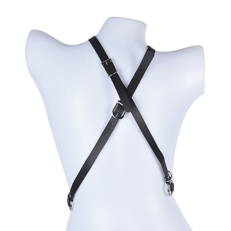 {factoryoutlet} Women's Body Harness Leather Chest Bra Belt Bustiers Cosplay Clubwear Nightwear adover | BigBuy360 - bigbuy360.vn