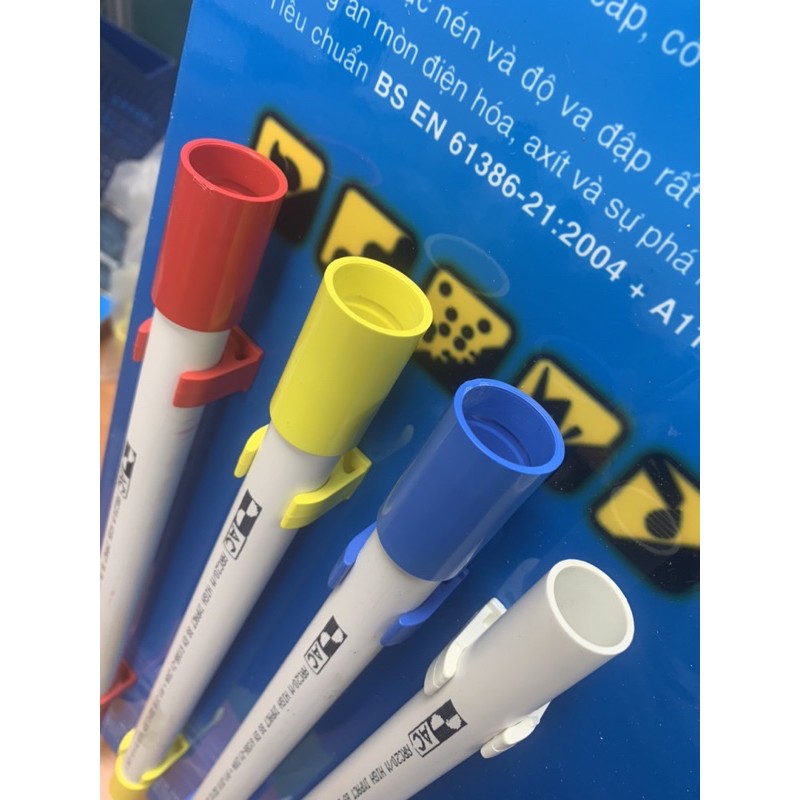 Phụ kiện ống: Khớp nối trơn AC BH (bán theo gói, phi 16 và phi 20: gói 100 cái; phi 25: gói 50 cái; phi 32: gói 30)
