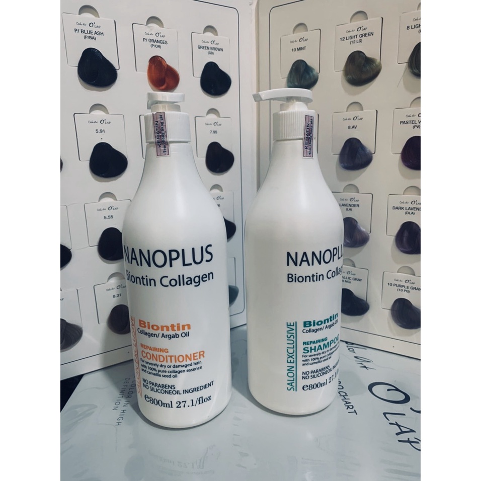 Sale shock! Bộ gội + xả Nanoplus 800ml/chai