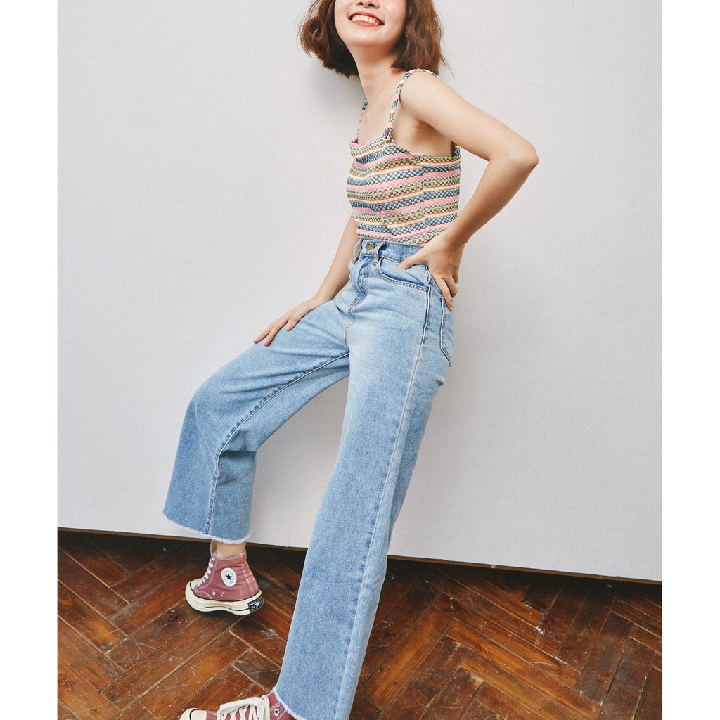 BLEUBIRD Quần Jeans Mami Culottes