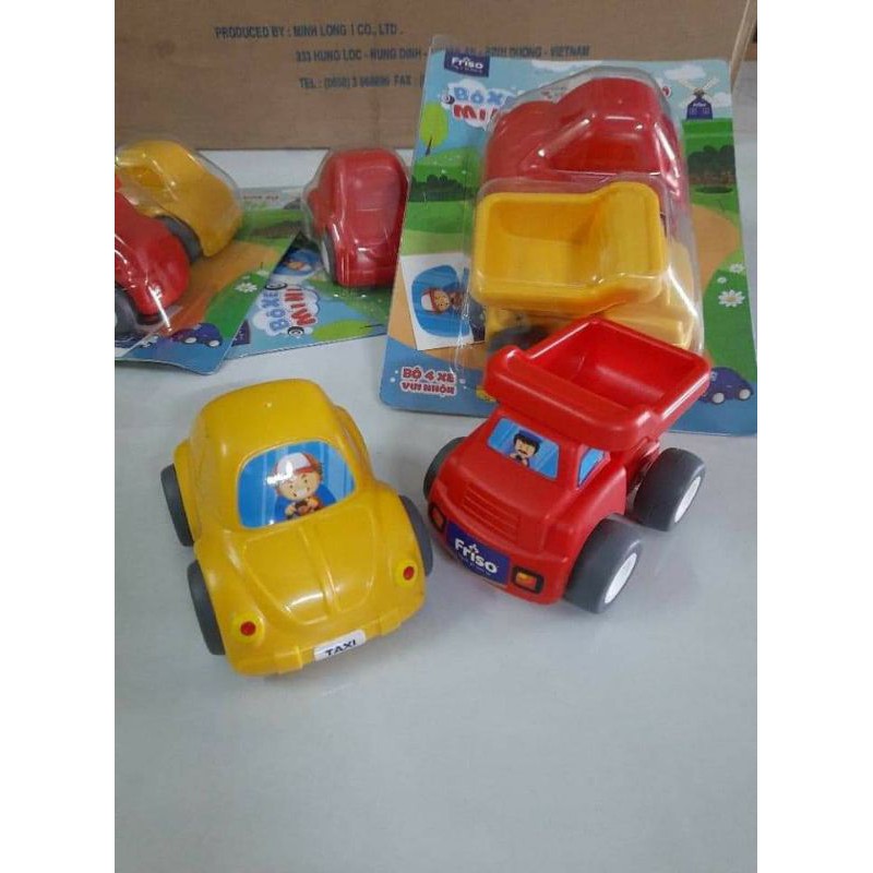 Bộ 2 xe mini friso cho bé, xe cực chất