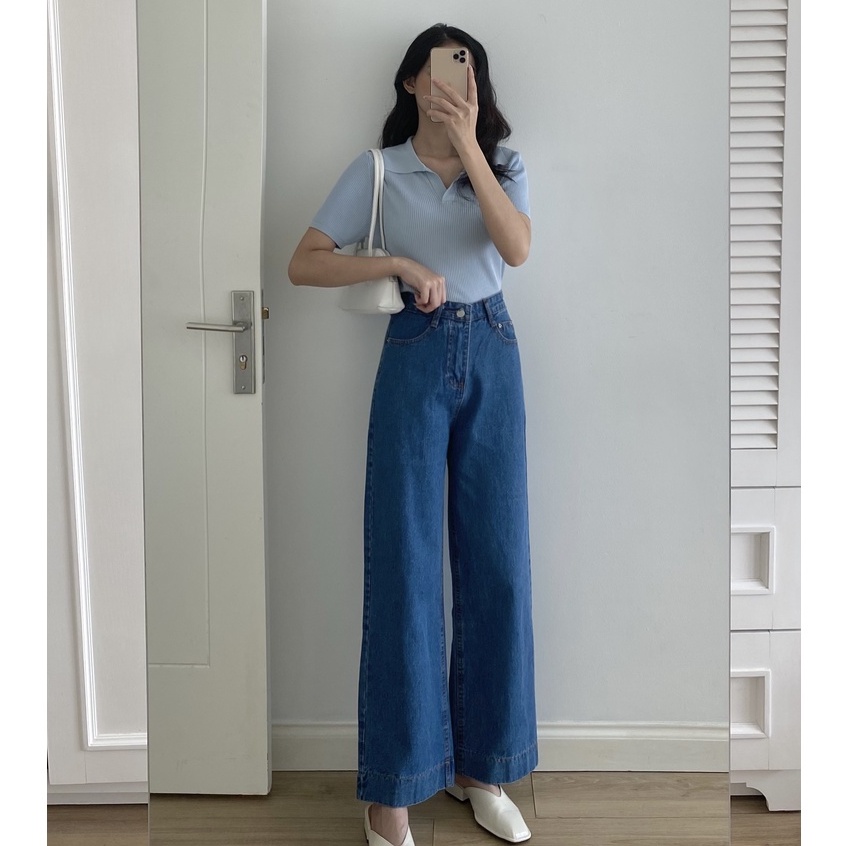 Áo mongtoghi cổ polo vân dọc _ A0253 | BigBuy360 - bigbuy360.vn