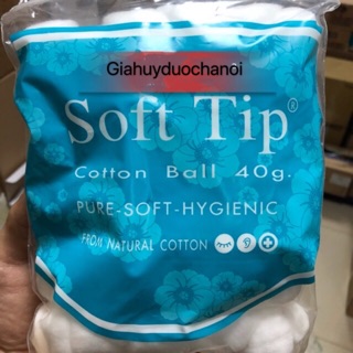 Bông Tẩy Trang Tròn Soft Tip Thái lan
