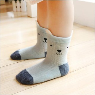 Thanh Lý Set 5 Đôi Tất Lưới Hè Thu Cho Bé Trai Bé Gái Từ 0-3 Tuổi