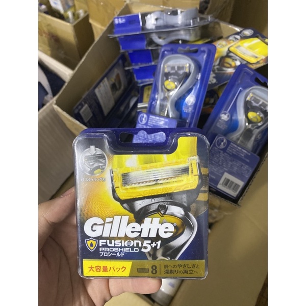 [Hàng Nhật] Hộp lưỡi dao thay thế Gillette Fusion 5+1 Nhật Bản japan (Japan)