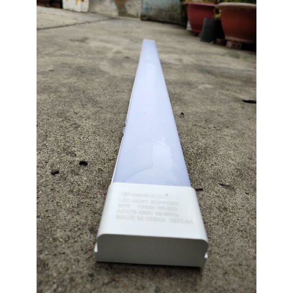 Đèn Led Bán Nguyệt đầu vuông 1m2 Mica Nhôm Ánh sáng Trắng 7000K 60w Siêu Sáng