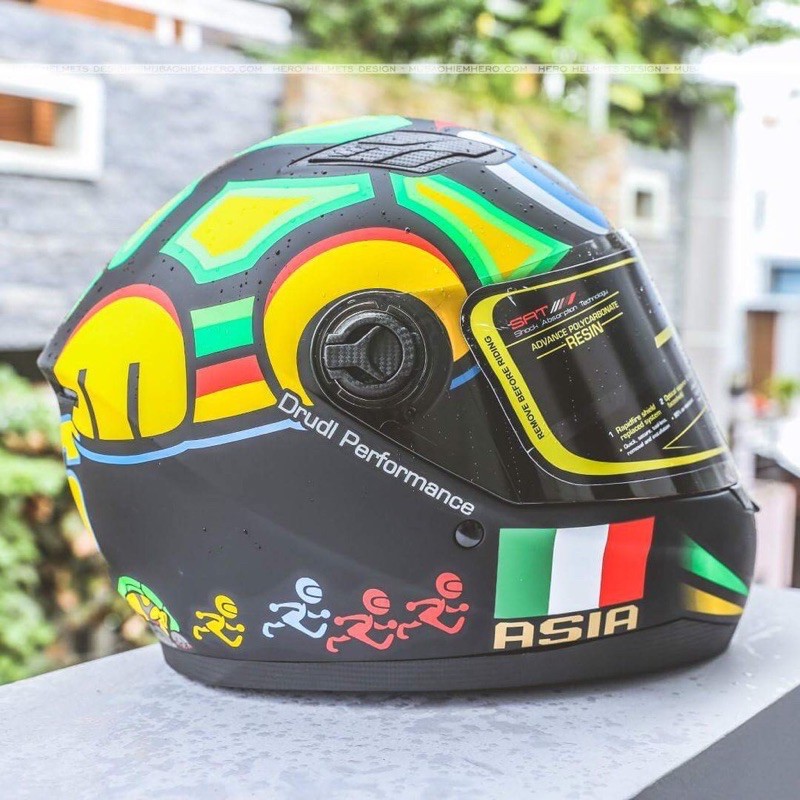 Kính mũ bảo hiểm nắp vừa mũ Asia 136,Royal 136,Agu .