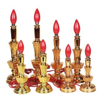 Một Pair Giá LED điện Candle Light Đồ Trang chủ Thiên Chúa