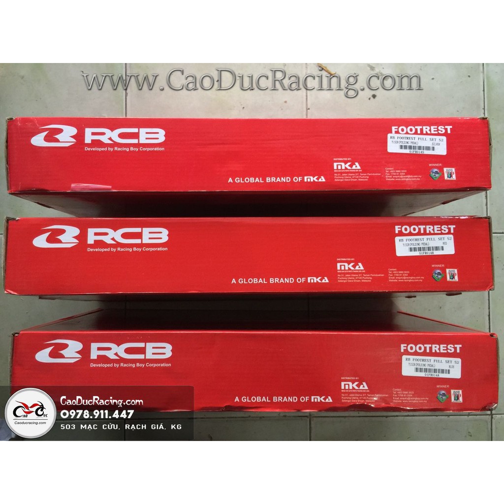 Số gãy đôi RCB EX150 - Số gãy đôi 2 người CHÍNH HÃNG RACINGBOY - sách hướng dẫn ráp + Tem dán tặng kèm