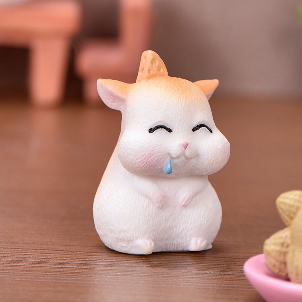 Mô Hình Chú Chuột Hamster Mini Dùng Trang Trí Tiểu Cảnh Diy