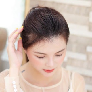 [ TÓC GIẢ BẰNG TÓC THẬT ] Mái độn phồng tóc thật 30CM