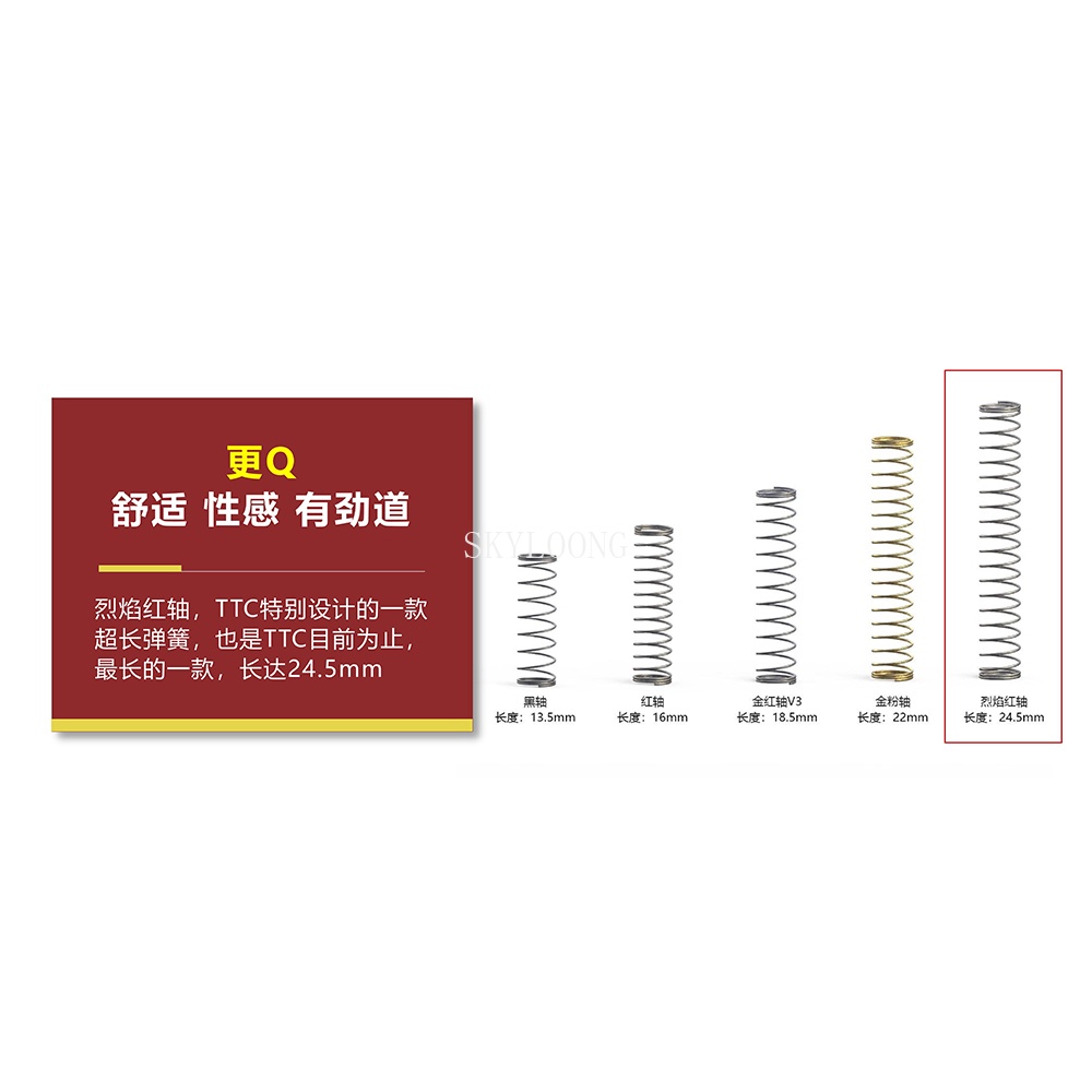 Công Tắc Bàn Phím Cơ 3 Chấu 45g Màu Vàng Đồng Có Đèn Nền 24.5mm Dùng Chơi Game