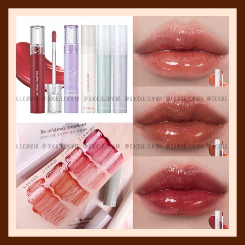 Son tint nước siêu lì Romand Glasting Water Tint