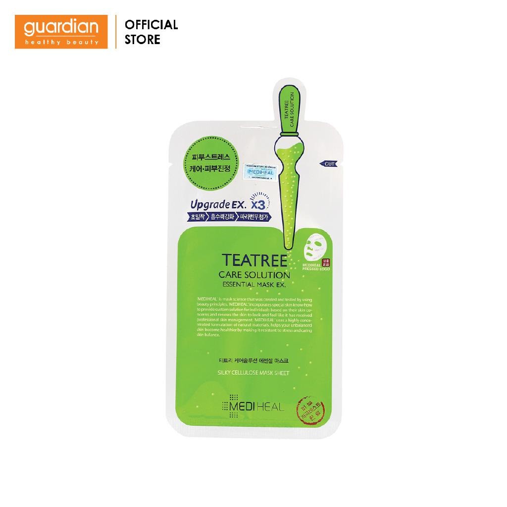 Mặt nạ chứa tinh chất trà xanh ngăn ngừa mụn Mediheal Teatree Care Solution Essential Mask EX. 24ml