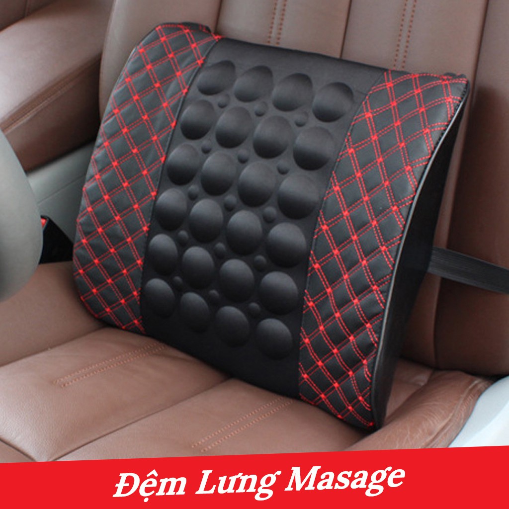 Đệm Lưng Massage Ô Tô - Xài Điện Tẩu 12V | BigBuy360 - bigbuy360.vn