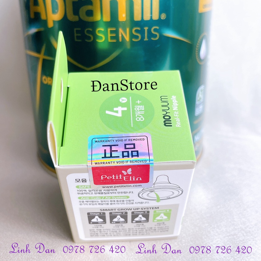 Núm ti bình sữa Moyuum số 1 2 3 4 giá tốt chính hãng tại HCM. Núm moyuum chính hãng