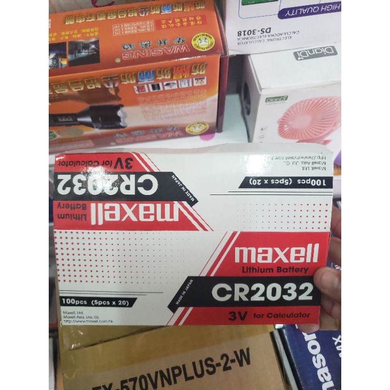 Pin Maxell CR 2032 3V Chính Hãng HSD 10 Năm